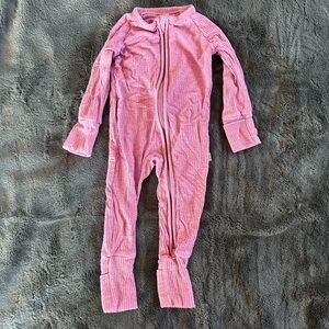 Little Sleepies Ribbed Zippy 0-3 mos